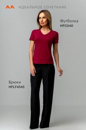 Happy Fox Женская футболка из вискозы с V-вырезом Happyfox