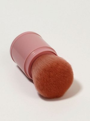 Кисть для макияжа «МИНИ», складная, 8.5 см, розовая