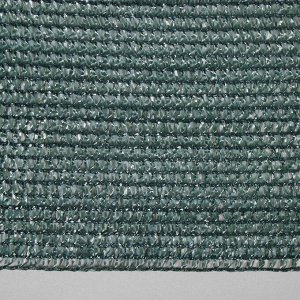 Сетка затеняющая, 50x2 м, плотность 80 г/м², тёмно-зелёная, в рулоне