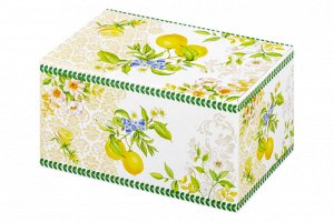 Масленка "Лимоны" из NEW BONE CHINA, 13,5x9x6,5 см