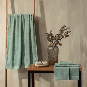 Полотенце махровое LoveLife Natural mint, 100x150 см, 100% хлопок