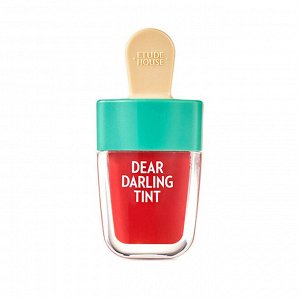 Гель тинт для губ красный арбуз RD-307 Dear Darling Water Gel Tint Watermelon Etude House 4,7 гр