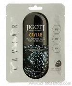 KR/ JIGOTT Маска-салфетка для лица &quot;Икра&quot; / CAVIAR Real Ampoule Mask
