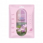 Тканевая маска с экстрактом лотоса JIGOTT LOTUS REAL AMPOULE MASK
