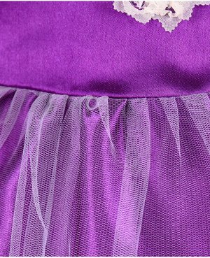 Нарядное фиолетовое платье для девочки Цвет: фиолетовый