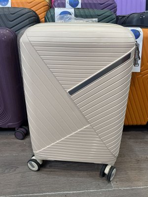 Чемодан маленький размер S 20" 40 л (ручная кладь) бежевый