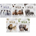 Тетрадь 48л., А5, клетка ArtSpace &quot;Животные. Into the wild&quot;, эконом