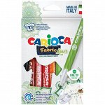 Набор фломастеров для ткани Carioca &quot;Fabric Liner&quot; 10цв., картон. уп., европодвес