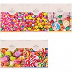 Тетрадь 48л. А5 клетка &quot;Стиль. Funny sweets&quot;, глянцевый уф-лак