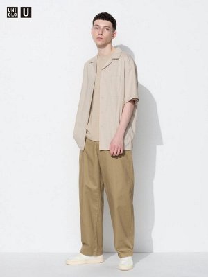 UNIQLO - широкие брюки-чинос - 35 BROWN