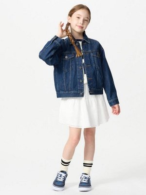 UNIQLO - хлопковая юбка-шорты для девочек - 44 YELLOW