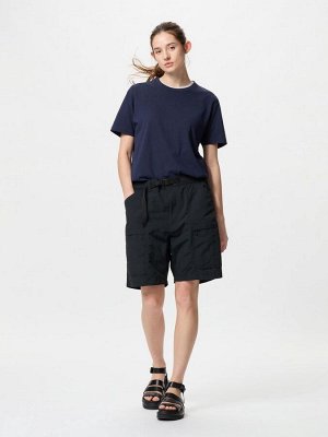 UNIQLO - мужская футболка с круглым воротом - 08 DARKGRAY