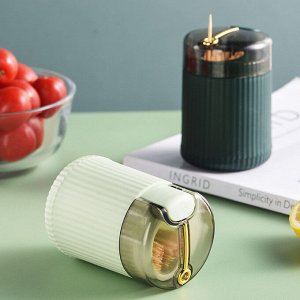 Подставка диспенсер для зубочисток автоматическая, 1 шт., 8,5 х 6 см.