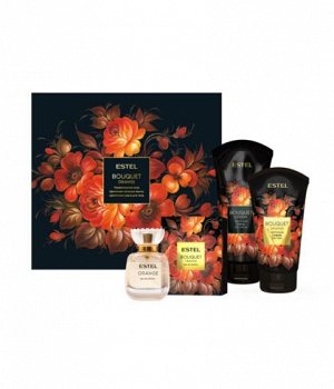 ORG/PN Парфюмерный набор ESTEL BOUQUET ORANGE (парфюмерная вода 50, пена д/в 200, суфле150)