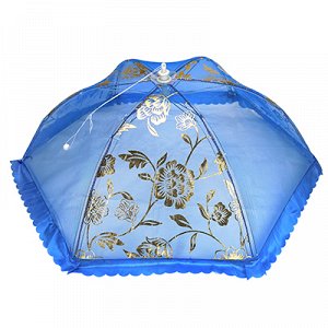 Зонтик сетка от насекомых, д/купола 74см, 6 лучей, 50см в сложенном виде, полиэстер, проволка, цвета микс (Китай)