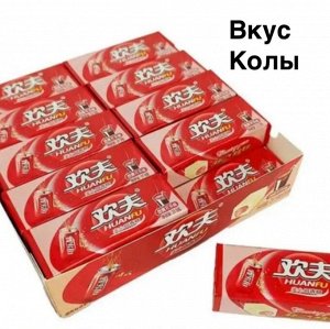 Жевательная резинка Huanfu со вкусом Кола 430 гр ( 20 шт по 21.5гр)  Китай
