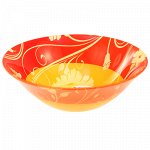 &quot;Оранж Серенейд (Serenade Orange)&quot; Салатник стеклянный 350мл, д14см, h4,5см, Pasabahce (Россия)