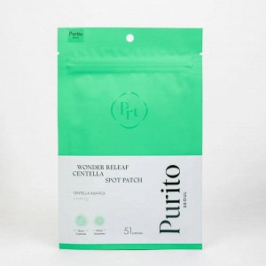 Purito Wonder Releaf Centella Spot Patch Патчи от прыщей, 51 шт