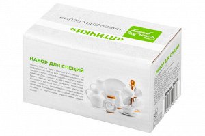 Набор для специй 2 пр. с подставкой "Птички", 11x8x5.5 см