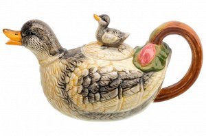 Чайник 900 мл с рисунком уточек (27x14.5x13.5 см)