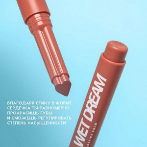 Помада-бальзам Wet Dream, тон 06 Персиково-коричневый, 1,4 г