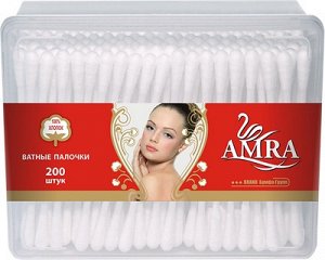 AMRA Ватные палочки (прямоуг.) /200