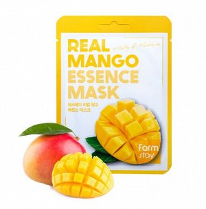 Farm Stay Увлажняющая маска для лица с экстрактом манго Real Mango Essence Mask, 23мл