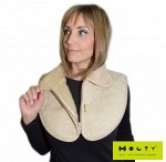 Манишка меховая &quot;Холти&quot; с отложным воротником