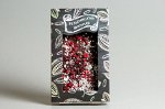 Тёмный бельгийский шоколад с ежевикой, малиной и стружка белого шоколада