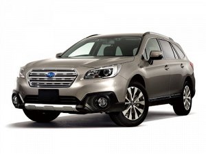 Ковры салонные LUX 3D Subaru Outback BS + B4  (2015 -) левый руль