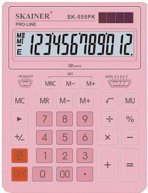 Калькулятор Skainer Electronic SK-555PK (12 разрядный)