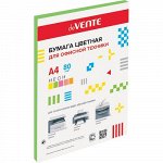 Бумага цветная А4 75г 50л неон зеленая deVENTE 2072239