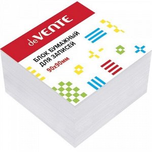 Блок для записи 9х9х5см белый на склейке deVENTE 2012902