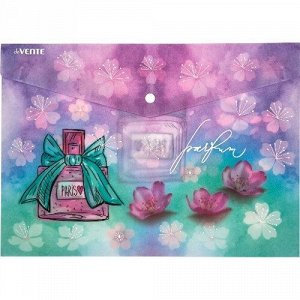 Папка-конверт на кнопке А4 (330x235мм) 180мкм deVENTE Perfume 3079416