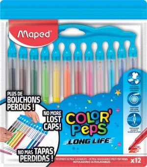 Фломастеры 12цв MAPED Long Life Innovation 845045