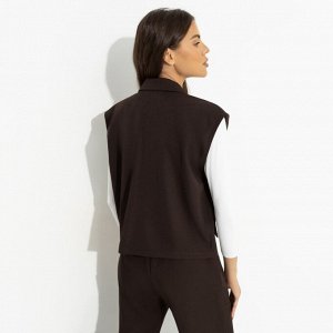 Жилет оверсайз, Стильная натура (brown)