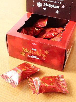 Meiji Meltykiss Caramel 52g - Живой японский шоколад Мелтикис с карамелью