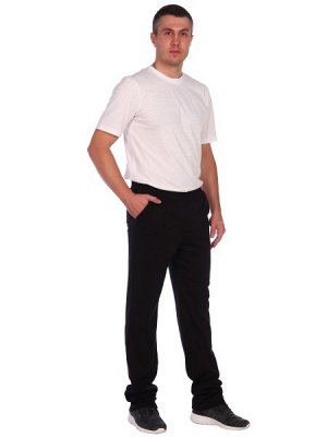 Брюки Практичные, утепленные мужские брюки выполнены из качественного материала футера с начесом облегченного, плотностью 200 гр/м2, состав: хлопок 100%.