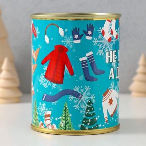 Носки махровые женские в банке «Не думай, а делай»