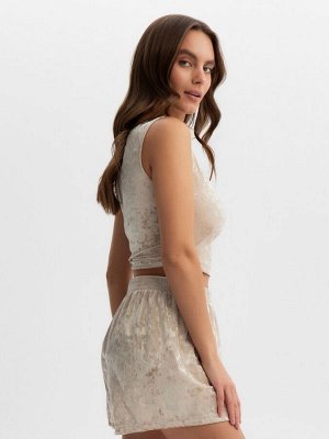 Топ домашний женский KAFTAN Velvet, бежевый