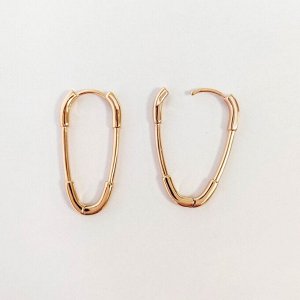 Серьги Вставка: Без вставок
Материал изделия: ювелирный сплав
Размер: - 2.5 см
Вид(модель) сережек: Английский замочек

Красивые серьги  с благородными цирконами изготовлены из специального гипоалле