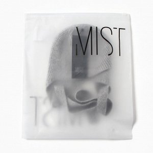 Чепчик женский MIST с шерстью кролика, р-р 56 см серый