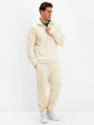 Джемпер флисовый мужской MINAKU: Fleece Soft, бежевый