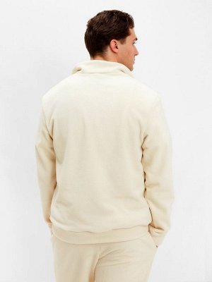 Джемпер флисовый мужской MINAKU: Fleece Soft, бежевый