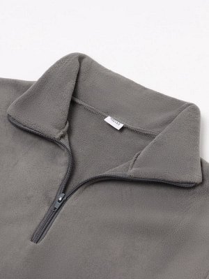 Джемпер флисовый мужской MINAKU: Fleece Soft, графитовый
