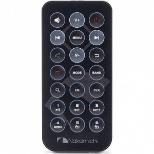 Автомагнитола Nakamichi NQ513BW, 1 DIN, USB/AUX/Bluetooth, 4х50Вт, пульт ДУ, белая подсветка