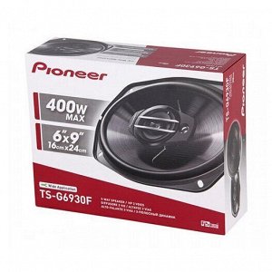 Коаксиальная акустическая система Pioneer TS-G6930F, 3-полосная, 6x9" (15х23см), 45/400Вт, 32-32000Гц, 2 динамика