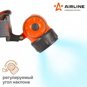 Фонарь налобный Airline AFL-19H-08, LEDx19, на батарейках 3хААА