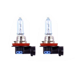 Лампа галогенная Koito White Beam H9 (PGJ19-5, T11), 12В, 65Вт (соответствует 120Вт), 4000К, комплект 2 шт
