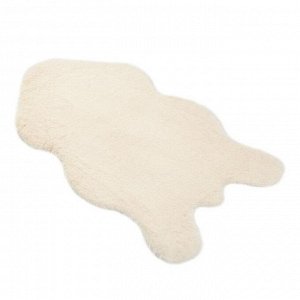 SHAHINTEX Коврик меховой шкура 50х88см, цв.мальдивский песок 24